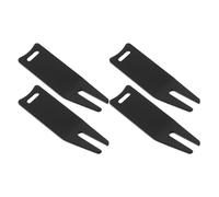 Ciieeo 4pcs Golf Ball Divot Repair Tool Set with Lightweight Portable Aluminium Alloy Turf Forks for Efficient Maintenance on Golf Courses and Putting Practice