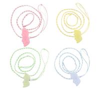 Ciieeo 4pcs Hamster Vest Leash Small Pet Nylon Harness Cute Cartoon Angel Wings Escape for Dwarf Rabbits Hedgehogs Guinea Pig