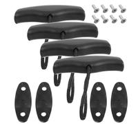 Ciieeo 4pcs Kayak Carry Handle Set with Rope, Sturdy Plastic T-Shape Canoe Carrying Handles for Marine Boats, Kayak Gear Replacement Kit for Outdoor Water Sports