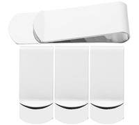 Ciieeo 4pcs Lightweight Money Clip Money Storage Clip Silver Stainless Steel Practical Wallet Fits in Pocket Saving Time and Effort for Everyday Use