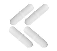 Ciieeo 4pcs Magnetic Stirrer White Magnet Stick for Self Stirring Mug Wear-Resistant PP Mixing Bar for Laboratory Ampules and Experiments
