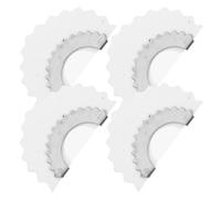 Ciieeo 4pcs Metal Bird Whistles Tongue Whistle Set White Bird Caller Noise Maker for Party and Outdoor Fun for Adults