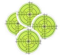 Ciieeo 4pcs Mini Bubble Level Small Bubble Level Plastic Green High Precision Compact Portable Multifunctional for Construction Home Renovation
