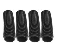 Ciieeo 4pcs Motorcycle Front Fork Dust Boot Shock Protector Rubber Front Shock Absorber Sleeve Black for Motorcycle Fork and Vibration Protection