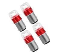 Ciieeo 4pcs Motorcycle LED Taillight Bulbs 12v Red Rear Light Replacement for Electric Motorcycle with Aluminum Alloy and Glass Material High Brightness and Excellent Visibility Upgrade