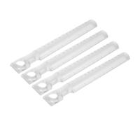 Ciieeo 4Pcs Multi-Functional Plastic Ruler Set with 2X Handheld Magnifier, Precision Measuring Scale for Drawing, Engineering, and Student Geometry Supplies, Portable Metric Rulers for