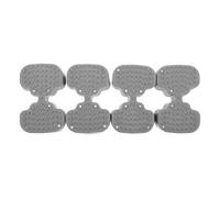 Ciieeo 4pcs Non-Slip Leg Tips for Shower Bench Textured Grip Rubber Feet Caps Replacement Bumpers for Bathroom Stool Noise Dampening for Bath Chair