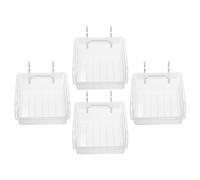 Ciieeo 4pcs Pegboard Storage Bins Plastic Heavy Duty Versatile Easy to Remove Organiser for Nuts and Tools Suitable for Homes and Auto Repair Shops