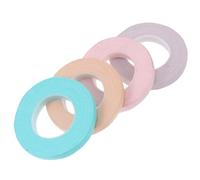 Ciieeo 4pcs Pipa Guzheng Finger Adhesive Tapes Breathable Nail Finger Tape High Adhesion Colorful Set for Chinese Guzheng Playing (Sky Blue, Light Pink, Skin Tone, Purple Gray)