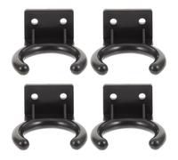 Ciieeo 4pcs Plastic Microphone Holder Wall Hooks for Ktv and Family Use, Lightweight Mic Accessories with Inner Diameter, Secure Radio Mic Hanger that Will Not Damage Your Microphone