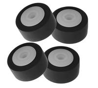 Ciieeo 4pcs Rubber Pinch Roller for Cassette Tape Player Recorder Drive Deck Tape Roller Replacement Parts 13x8x6.3x2mm Repair and Maintenance