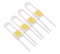 Ciieeo 4pcs Sliding Cabinet Locks Safety Locks for Cabinets and Drawers, White Pp Childproof Latch Securely Protecting Home Cupboard Doors from Breaking or Opening