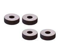 Ciieeo 4pcs Steel Knurling Wheel for Lathe Accessories with Coarse Diagonal Pattern, High Rigidity Pressure Embossing Wheel Suitable for Turning Tools in Workshop Use