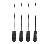 Ciieeo 4pcs Surfboard Fin Buckle Plastic Tail Catch for Kayak Sup Riders | Universal Compatibility, Black Plastic Build, Better Tracking and Handling, for Inflatable Surfboards and Kayak Use