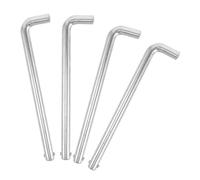 Ciieeo 4pcs Weight Selector Pins M10 x 135mm Full Steel Locking Gym Machine Pins for Cable Loading, Fitness Equipment Replacement Parts for Home and Commercial Weight Stack