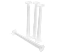 Ciieeo 4pcs White Mini Column Photo Prop Decorative Roman Pillars Made of Sturdy Ps Material Not Easy to Deform Creative Design for House and Micro Landscape Scene Decoration