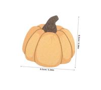 Ciieeo 4pcs Wood Pulp Kitchen Scrub Sponges Pumpkin Design Natural Cellulose Dish Scrubber Pads Quick Drying Non Scratch Household Cleaning for Bathroom and Kitchen
