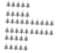 Ciieeo 4sets Tiny Bells for DIY Crafts Small Jingle Bells Charm for Jewelry Decor and Holiday Decorations Lightweight Safe and Convenient Hanging Design 10pcs*4
