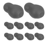 Ciieeo 5 Pairs Silicone Ear Bud Replacement Tips Gourd Stethoscope Earpieces Soft Reusable Earphone Eartip Pieces Noise-Isolating Ear Plugs for Repair