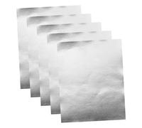 Ciieeo 5 Sheets Kitchen Pot Seal Tape Pan Repair Patch Aluminum Foil Temperature Resistant Reusable Silver Pan Repair Tape for Cooking Pots