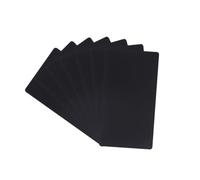 Ciieeo 50 Pcs Anodized Aluminum Business Blank DIY Engraver Business Name Set 0.2mm Thin Rounded Corners Flexible Machine Engraver Available for DIY Projects