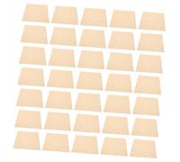 Ciieeo 500pcs Oil-Proof Paper Pad Soap Wrapping Paper Burger Press Sandwich Baking Packaging Supplies Cheese Food Basket Liners Wood Pulp Light Brown