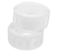 Ciieeo 500pcs White Self-Adhesive PVC Hole Reinforcement Stickers for Loose-Leaf Paper, Page Repair Labels, Sturdy Binder Hole Protectors for Office and School Supplies