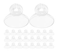 Ciieeo 50pcs Aquarium Suction Cup Clips Airline Tube Holders Clamps Fish Tank Hose Clips Plastic Hose Clamp Aquarium Secure Airline Tube in Freshwater Tanks