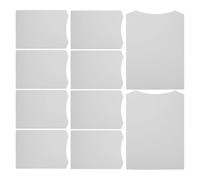 Ciieeo 50Pcs Cardboard Shirt Inserts Folding Form for Organizing Clothes White Cardboard for Packing and Display for Retail and Laundry Use