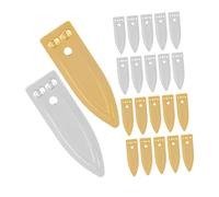 Ciieeo 50pcs Copper Zinc Strips for Science Experiment Kits Educational Electronics Kit for Zinc Copper Sheets for Fruit Battery Energy Conservation Physics Teaching Materials