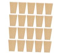 Ciieeo 50pcs Dried Fruit Popcorn Box Paper Treat Bag Popcorn Cups Supplies Charcuterie Favor Pop Corn Bags Lunch We Birthday Mini Color Serve Decorative Christmas Kraft Paper Khaki