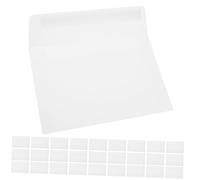 Ciieeo 50Pcs Kraft Paper Blank Envelopes Self Sealing Wedding Invitation Letter Envelopes for Birthday Thank You Cards Mailing Photos and Personal Correspondence