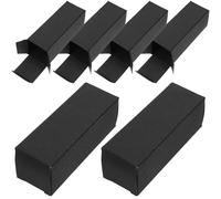 Ciieeo 50pcs Lipstick Storage Box Lipstick Wrapping Box Paperboard Material Stylish and Space-saving Design Black Colour Suitable for Storage and Use in Different Places for Friends