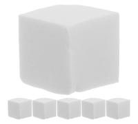 Ciieeo 50pcs Multi-sided White Sponge Blocks for Nail Art and Makeup, Soft and Comfortable Square Cosmetic Sponges for Detailed Nail Art and Blending Gradient Effects