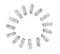 Ciieeo 50pcs Nail Art Supplies Sanding Bands 3.1mm Tungsten Steel Fine Grit Blending for Smooth Surface Shaping Acrylic Nails Personal Manicure Pedicure
