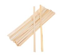 Ciieeo 50PCS Natural Bamboo Weaving Strips for DIY Craft Projects Sturdy Flat Bamboo Sticks for Handmade Fans Paintings and Basket Weaving for Beginners and Experts