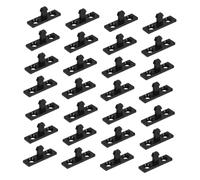 Ciieeo 50pcs Plastic Trashcan Push-button Buckles Replacement for Home Waste Bin Locks Black Push-style Latches for Kitchen and Office Garbage Cans