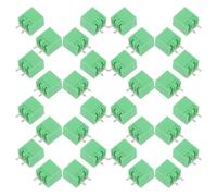 Ciieeo 50pcs Push-in Terminal Block Wire Connector with Compact Inline Connector Block Layout, Plastic Material, Space-saving Structure for Pcb and Electronics in Industrial Applications