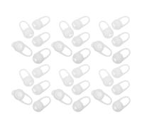Ciieeo 50pcs Replacement Ear Bud Cups for In-ear Headphones, Soft Plastic Earphone Covers with Sound Isolation and Easy to Install, Earphone Pad Accessories for Wireless Earbuds