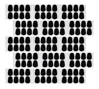 Ciieeo 50pcs Silicone Saxophone Mouthpiece Pads Adhesive Sax Cushion for Alto Tenor Saxophone, Musical Instrument Accessories for Wind Instrument Mouthpieces