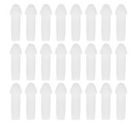Ciieeo 50pcs Universal Stylus Replacement Nibs with Mushroom Head Design, Sturdy Pe Plastic Tips for Precise Writing and Scratch-free Use on Touchscreen Phones and Tablets, for Office Use