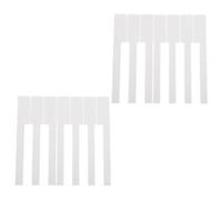 Ciieeo 52pcs Piano Keys Acrylic Replacement Key Tops Professional Piano Tools White Maintenance Kit for Pianist