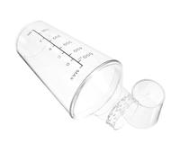 Ciieeo 530ml Classic Style Cocktail Shaker with Scale, 3pcs Beverage Mixer Cup, Milk Tea Hand Shaker for Home Bar and Drink Mixing