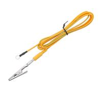 Ciieeo 5pcs Anti-static Grounding Cable Cord with Alligator Clips and Terminal Lugs Long Static Discharge Wire for Electrical Devices Secure Robust Connection for Electronics Protection