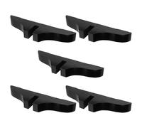 Ciieeo 5pcs Black Screen Divider Stand Base - Heavy Duty Floor Partition Feet Holder for Room Dividers, Privacy Screens, and Office Or Hotel Use