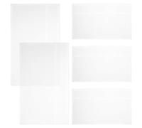 Ciieeo 5pcs Currency Sleeves Money Sleeves 2.5x3.5 Inch Hard Plastic Protectors Prevent Bending and Creasing Easy to Identify and Categorize for Commemorative Banknotes and Bills