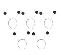Ciieeo 5pcs Cute Ball Shape Hair Bands Comfortable Plastic and Foam Headbands for Party and Taking Pictures with Friends Fashion Hair Hoops Accessories