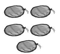 Ciieeo 5pcs Elastic Mesh Wig Net Caps for Women Reusable Weaving Net Drawstring Hairnets for Wig Making Hair Processing Ponytail Hair Bun Salon Use