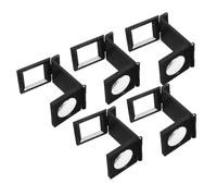 Ciieeo 5pcs Folding Magnifying Handheld Magnifier with Lens for Precision Inspection Plastic Construction for Jewelry Sewing Textiles and Optical Repairs