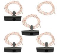 Ciieeo 5Pcs Garage Door Pull Rope with Handle 1 Meter Replacement Pull Cord Kit for Loft Hatch Attic Ladder and Garage Door Opening Durable Rope Handles for Manual Operation